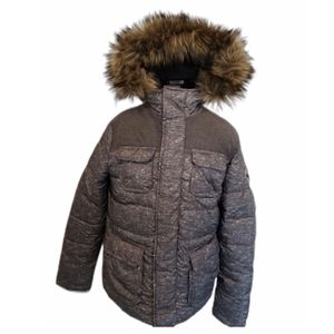 Abercrombie Kids Girls 15/16 Grey Down Jacket